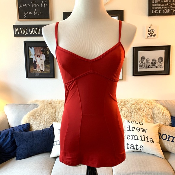 Adidas Stella McCartney Red Tank Size M - Picture 1 of 6